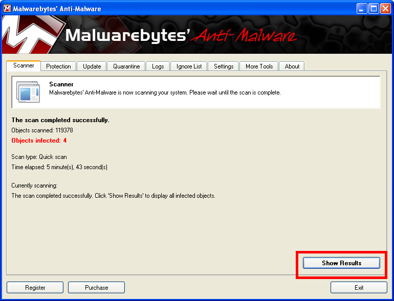 Malwarebytes ### Step2